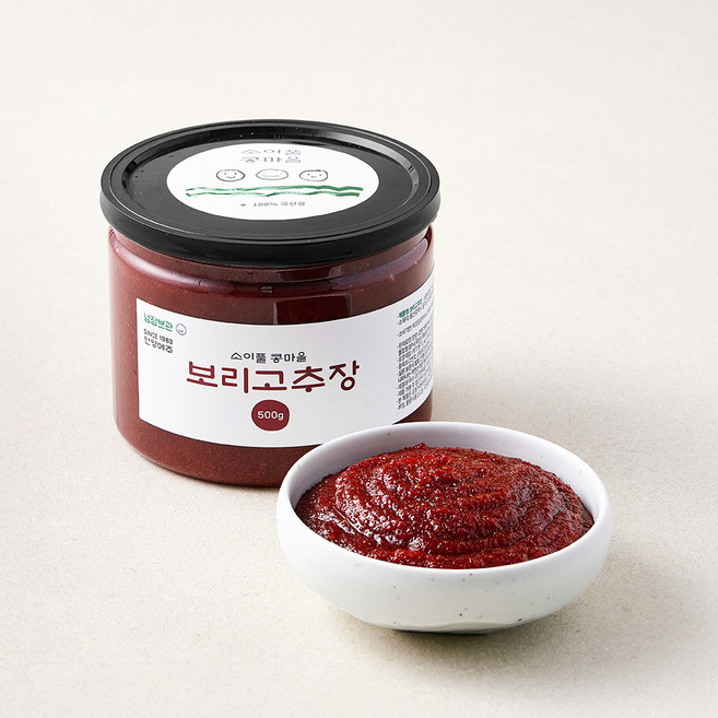 소이풀콩마을 보리고추장, 500g, 1개