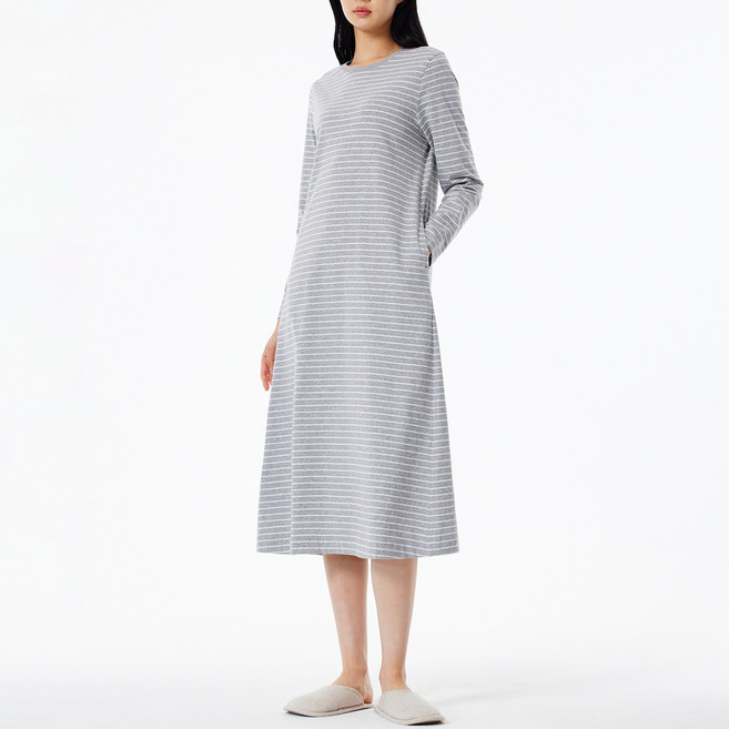 JAJU 女性智慧棉質睡衣連身裙