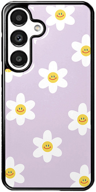 굿밸류 스마일데이지 패턴 에폭시 범퍼 휴대폰 케이스