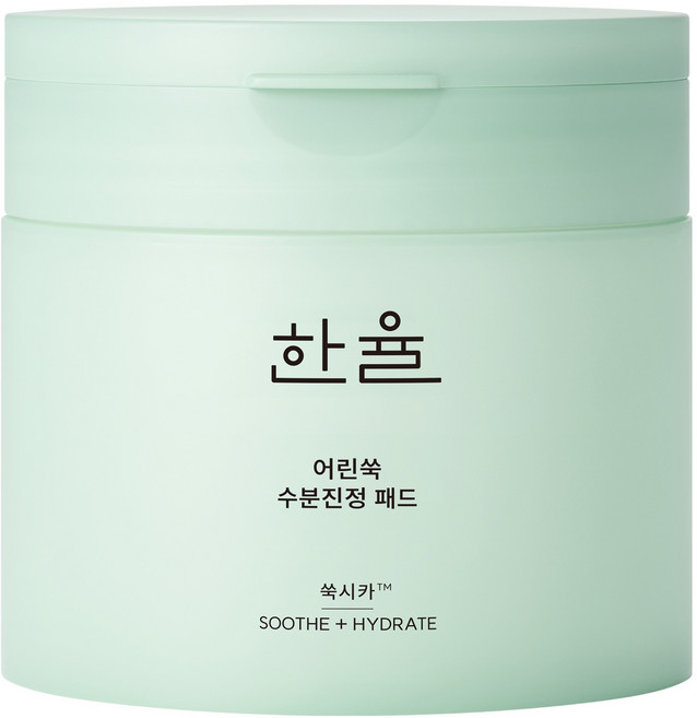 한율 어린쑥 수분진정 패드 170ml, 60매입, 1개