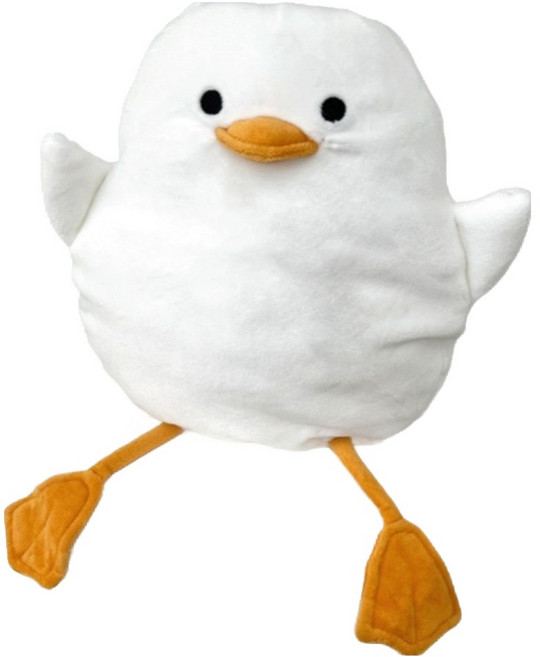 데미무드 모짜덕 인형 필통, 화이트, 1개