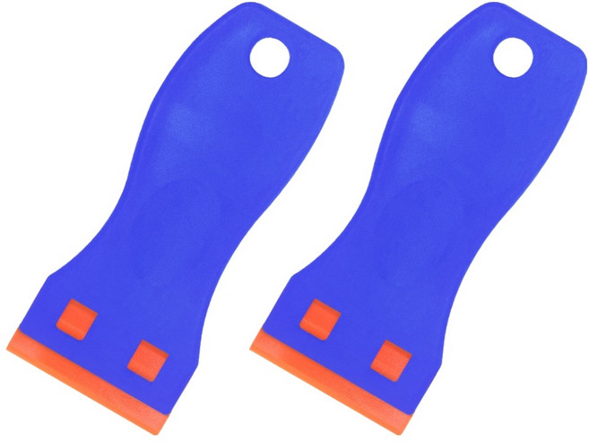 월드크린 이지핏 스티커 제거기 스크래퍼 블루, 2개