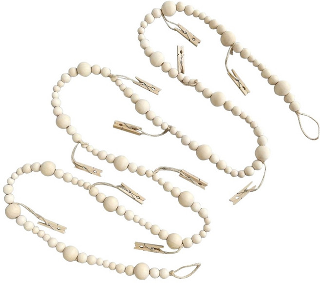 사인포스트 미니 우드 클립 12p 사진장식줄 A타입, A타입-12p