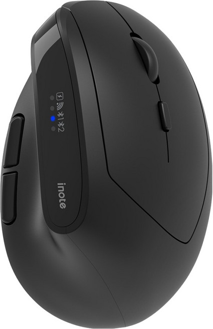 아이노트 인체공학 버티컬 무선 마우스, 블랙-R, VM560RB-Right