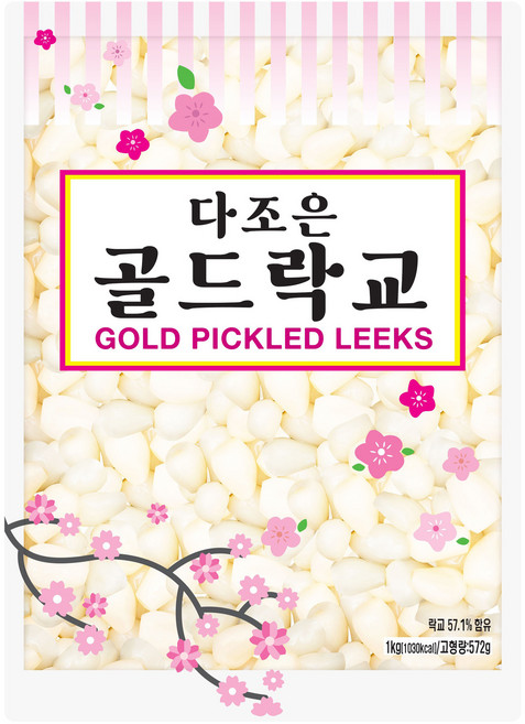 이엔푸드 다조은 골드락교, 1kg, 1개