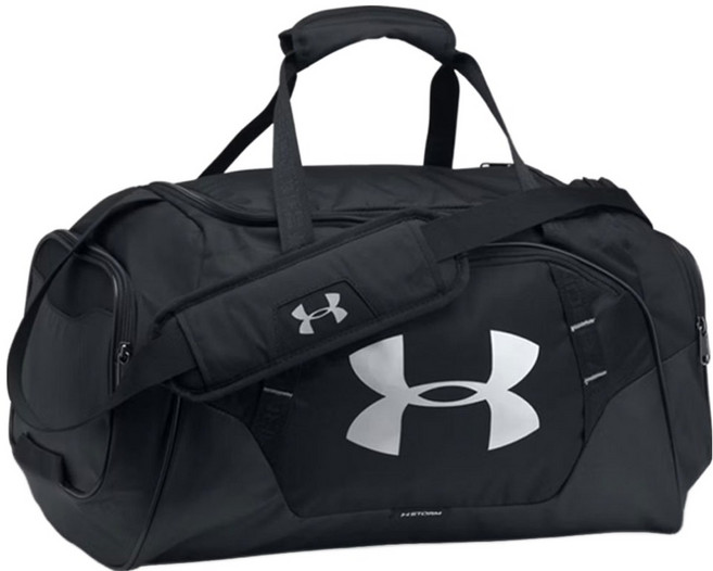 UNDER ARMOUR 安德瑪 UA Undeniable 3.0 小型行李袋 1300214-001, 黑色