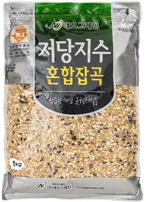 네오그레인 저당지수 혼합잡곡 식습관개선 균형체질용, 1kg, 1개