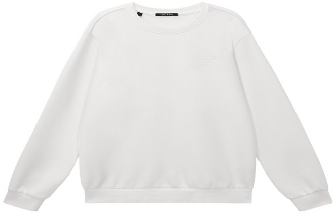 게스 남녀공용 CP 자수로고 맨투맨 MO3K9441