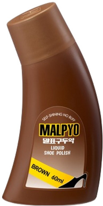 말표 디럭스 액체 구두약, BROWN, 1개