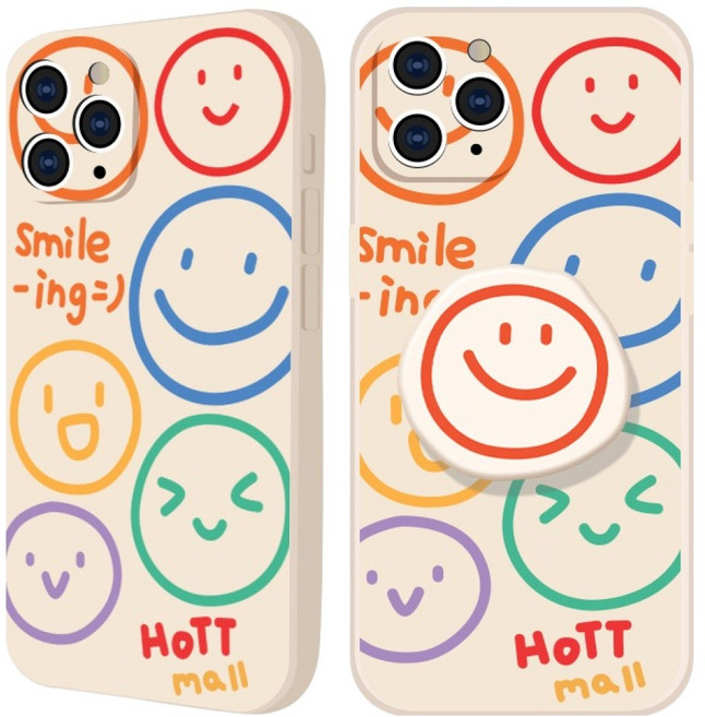 hottmall MOA0267 手機殼 + 智慧手機支架組合