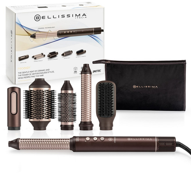 BELLISSIMA Prodigy 數位空氣造型器, S6201, 棕色 + 裸色