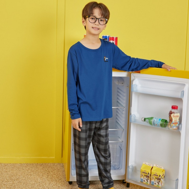 수아팜 아동용 트레블베어 긴팔 내의 세트