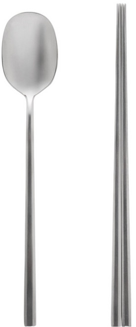코스틱 제이테이블 프리미엄 스텐316 더 달콤 수저1인세트, 실버, 1세트, 숟가락 + 젓가락