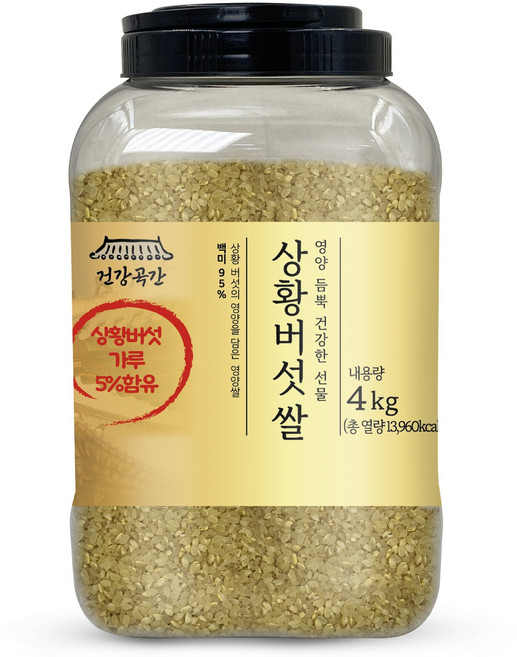 대구농산 5% 상황버섯쌀, 4kg, 1개