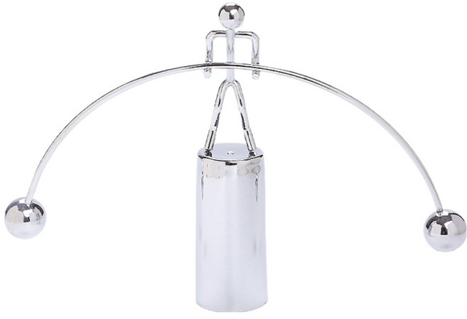 통큰창고 무한동력 책상장식용 타입1 실버 17.5 x 11.5, 1개