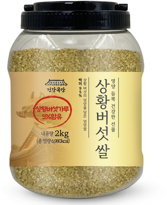 대구농산 5% 상황버섯쌀, 2kg, 1개