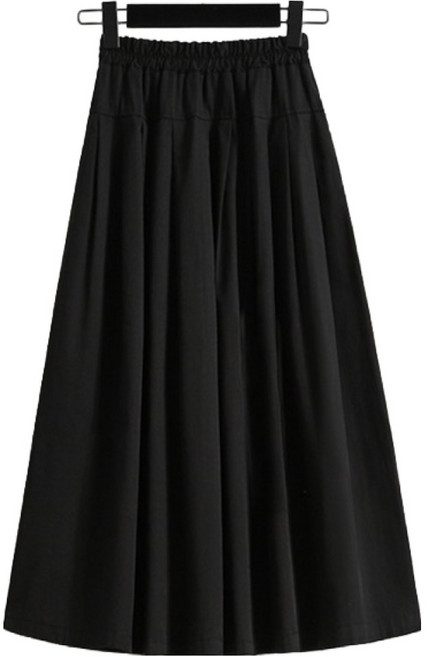 포플러앤씨 여성용 로로스 빅사이즈 밴딩 플레어 스커트 P25FSK073121