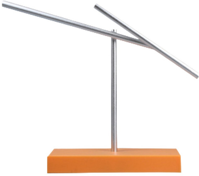 통큰창고 무한동력 벨런스볼 뉴턴진자운동 오렌지 23 x 8 x 32 cm, 1개