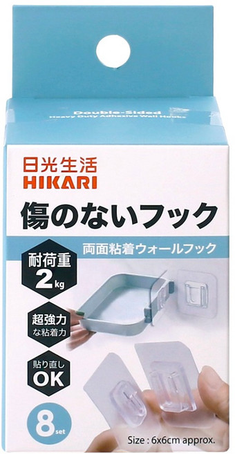 HIKARI 日光生活 強力無痕貼 P456, 1個