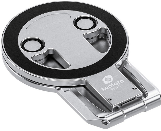 레오포토 맥세이프 접이식 스마트폰 스탠드 PM-05, 실버, 1개