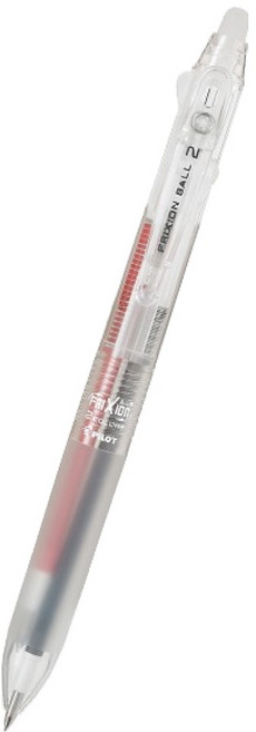 파이롯트 프릭션 볼 2 볼펜 0.38mm, 투명, 1개