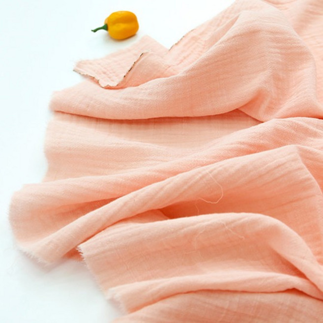 릴리패브릭 러블리무지 이중 가제 부드러운 여름 원단, 인디핑크, 1개