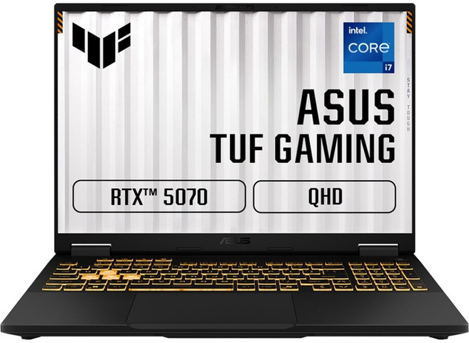 에이수스 2025 TUF 게이밍 F16 코어i7 인텔 13세대 지포스 RTX 5070, 예거 그레이, 512GB, 16GB, Free DOS, FX608JPR-QT035