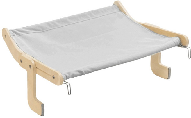 카무라라 고양이 창틀해먹, 그레이캔버스, 1개