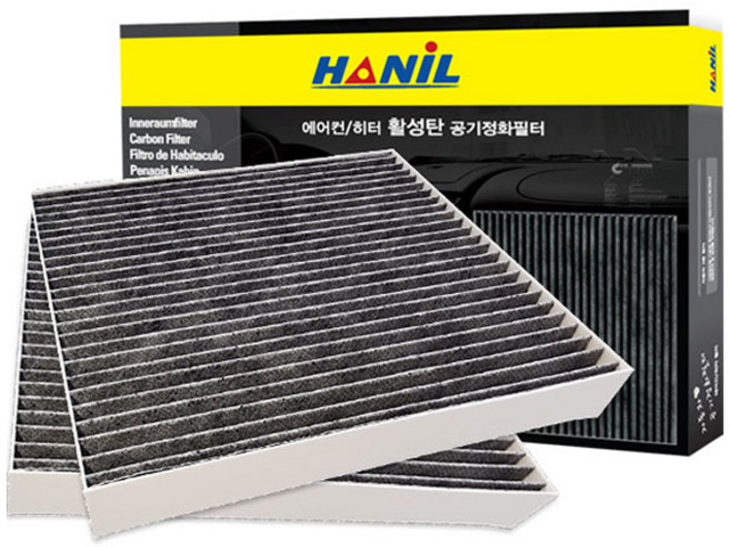 한일 활성탄 자동차 에어컨필터, c183, 2개