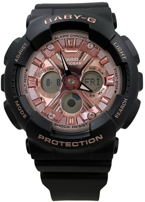 CASIO 卡西歐 BABY-G 時尚雙顯腕錶 BA-130-1A4