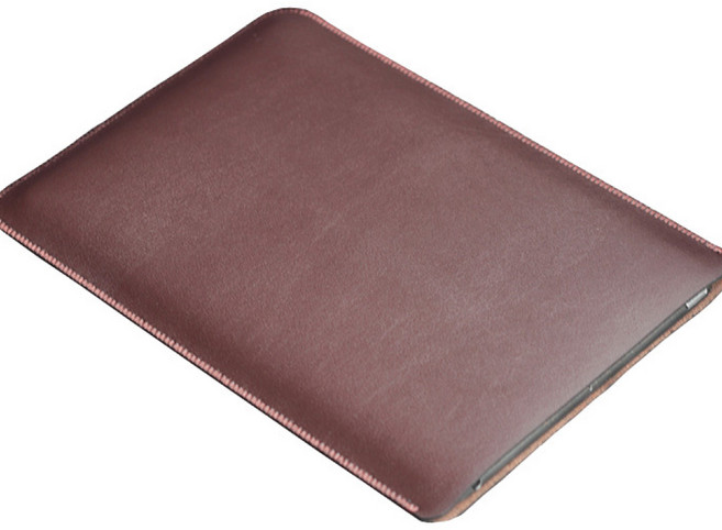 시너지이펙트 가죽 방수 노트북 보호 커버 200g, 브라운, 1개
