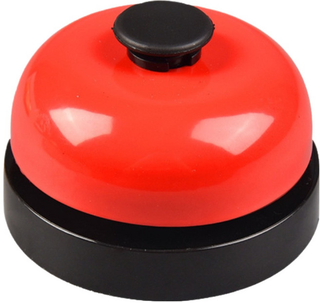 CASHCOO 깔끔한 호출벨 레드블랙 6.5 x 5 cm, 1개