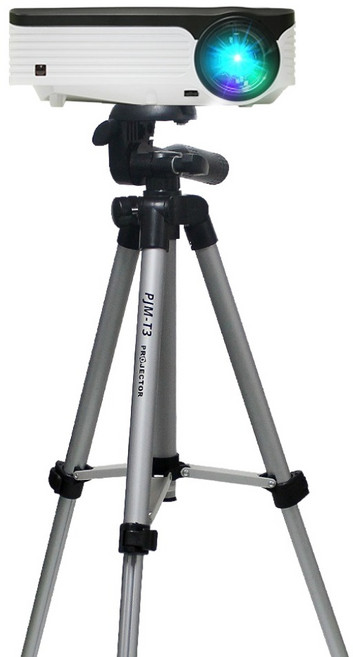 프로젝터매니아 미니빔 프로젝터 경량 삼각대 실버, 빔프로젝터 삼각대 T3, 1개