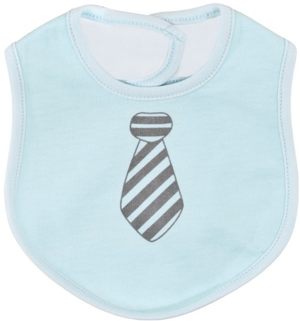 vivibaby 紳仕領帶圍兜, 藍色, 1個, 1個裝