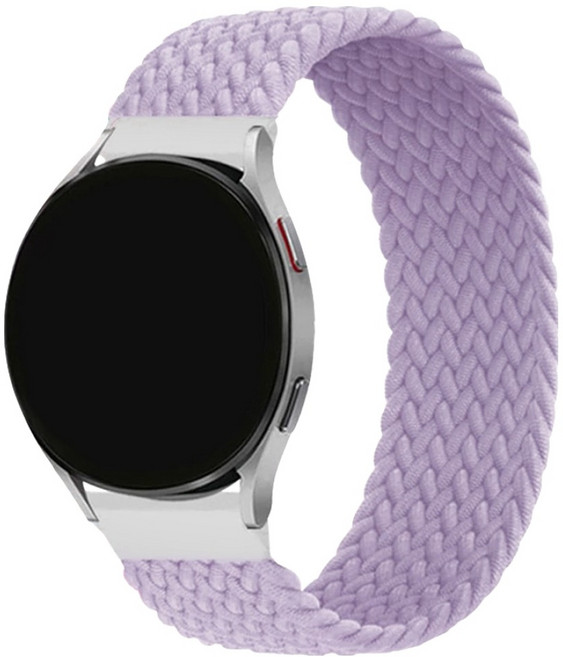 우먼스9999 브레이드 솔로루프 스트랩 20mm S, 연보라, 1개