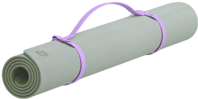 멜킨스포츠 와이드헤븐 TPE 논슬립 요가매트 대형, 그레이쉬 민트, 1개