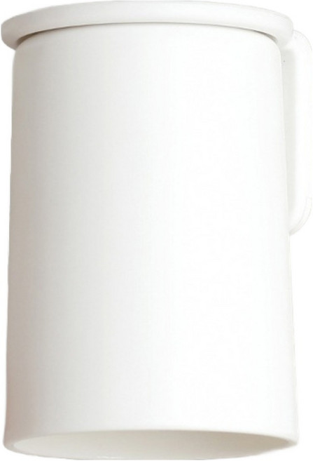 릴리바스 프리미엄 마그네틱 무타공 거꾸로 양치컵, 퓨어화이트, 1개