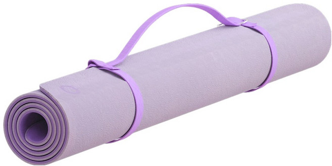 멜킨스포츠 와이드헤븐 TPE 논슬립 요가매트 대형, 페일 바이올렛, 1개