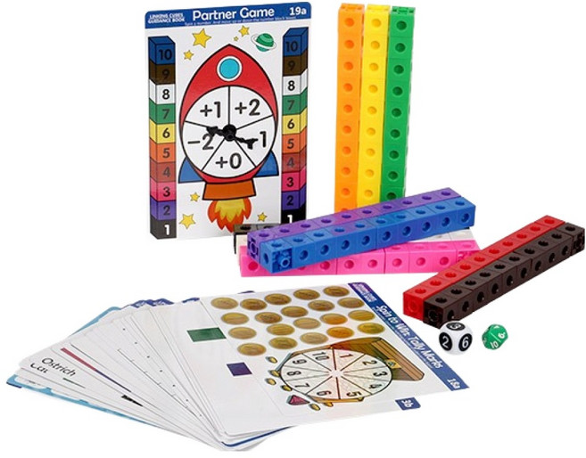 캐스비 튼튼 창의놀이 링킹큐브, 1개