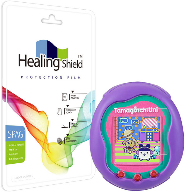 힐링쉴드 다마고치 유니 슈페리어 저반사 액정보호필름 2p 세트, 1세트