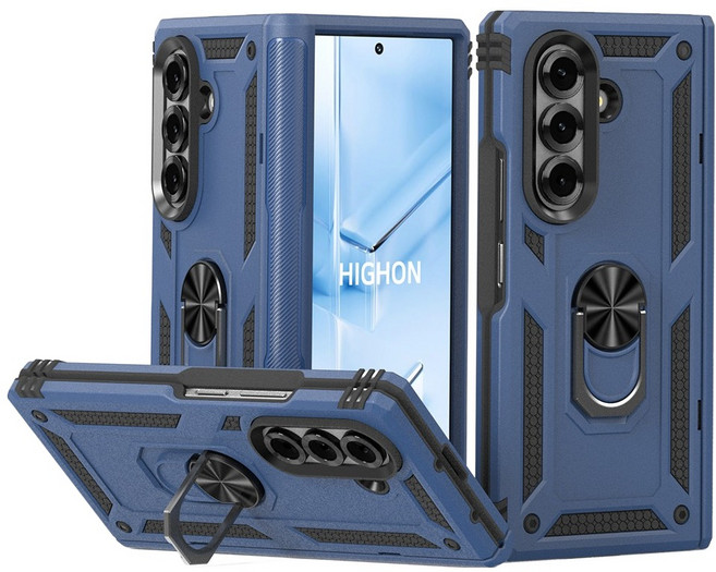 하이온 메탈 기어링 스탠드 범퍼 휴대폰 케이스
