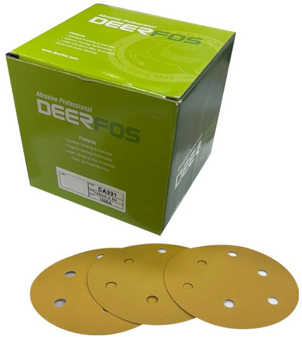 디어포스 CA331 6홀 220방 금속 목재용 원형 종이페파 100p, 1개