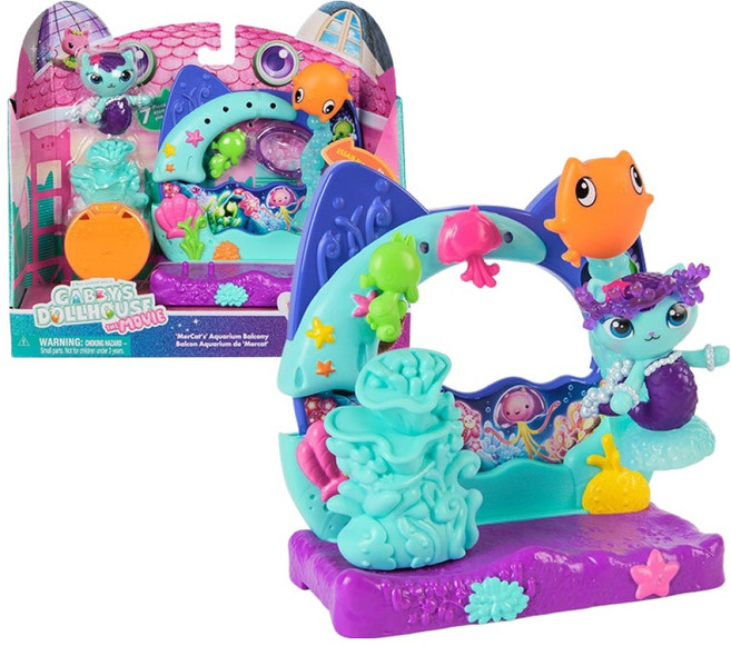 SPIN MASTER 蓋比的娃娃屋 水族箱陽台遊戲組 娃娃屋, 1個, 混合色