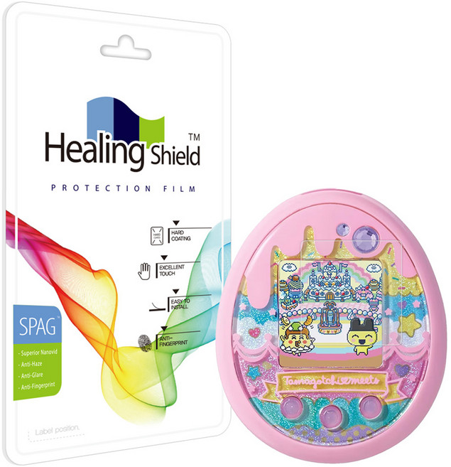 힐링쉴드 다마고치 미츠 슈페리어 저반사 액정보호필름 2p 세트, 1세트