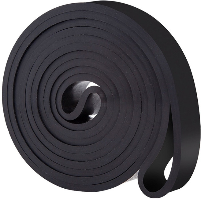 YORI CAR 優里 健身乳膠彈力帶, 黑色, 1個