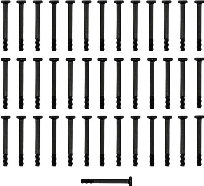 벤토사 루나픽스 라디에이터 쿨러 쿨링팬 롱나사 볼트 블랙, 40개, 3.5mm, 30mm
