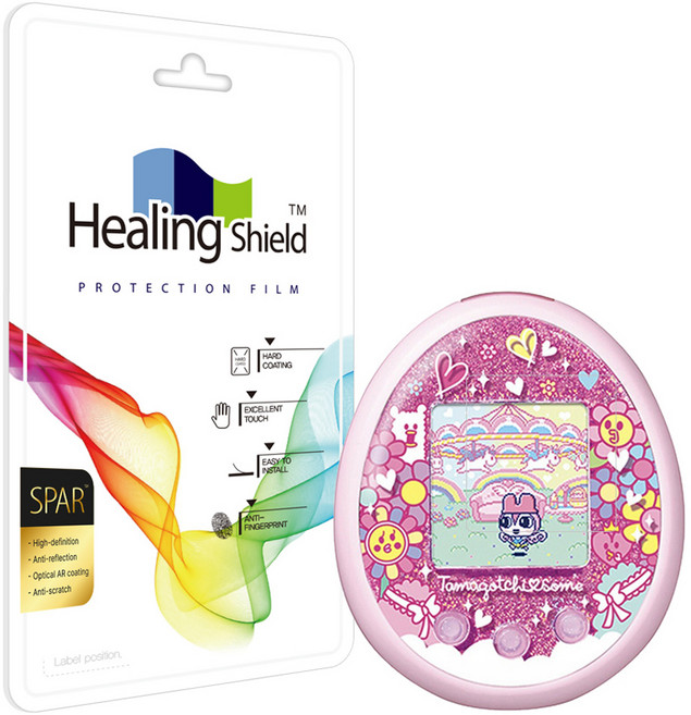 힐링쉴드 다마고치 썸 슈페리어 AR 고화질 액정보호필름 2p 세트, 1세트