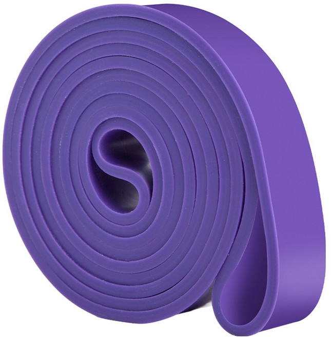 YORI CAR 優里 健身乳膠彈力帶, 紫色, 1個