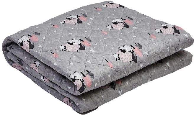 HanilMedical 탄소열선 고급전기요 펭귄이글루, 그레이, S(675 x 1800 mm)