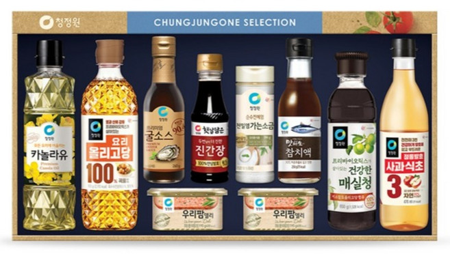 청정원 행복 12호 + 쇼핑백 세트, 1세트